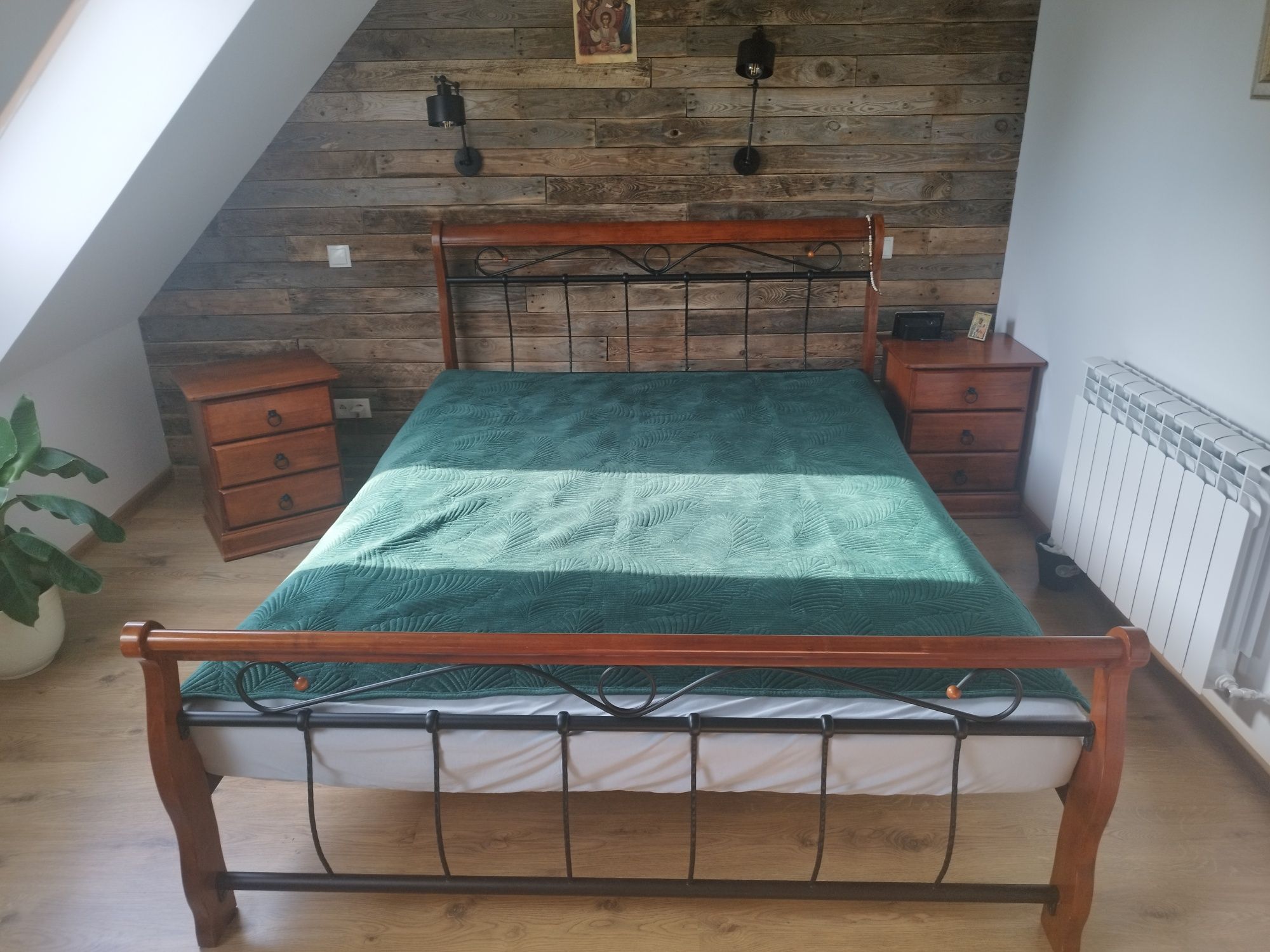 Meble sypialnia zestaw szafa toaletka komoda łóżko 160x200