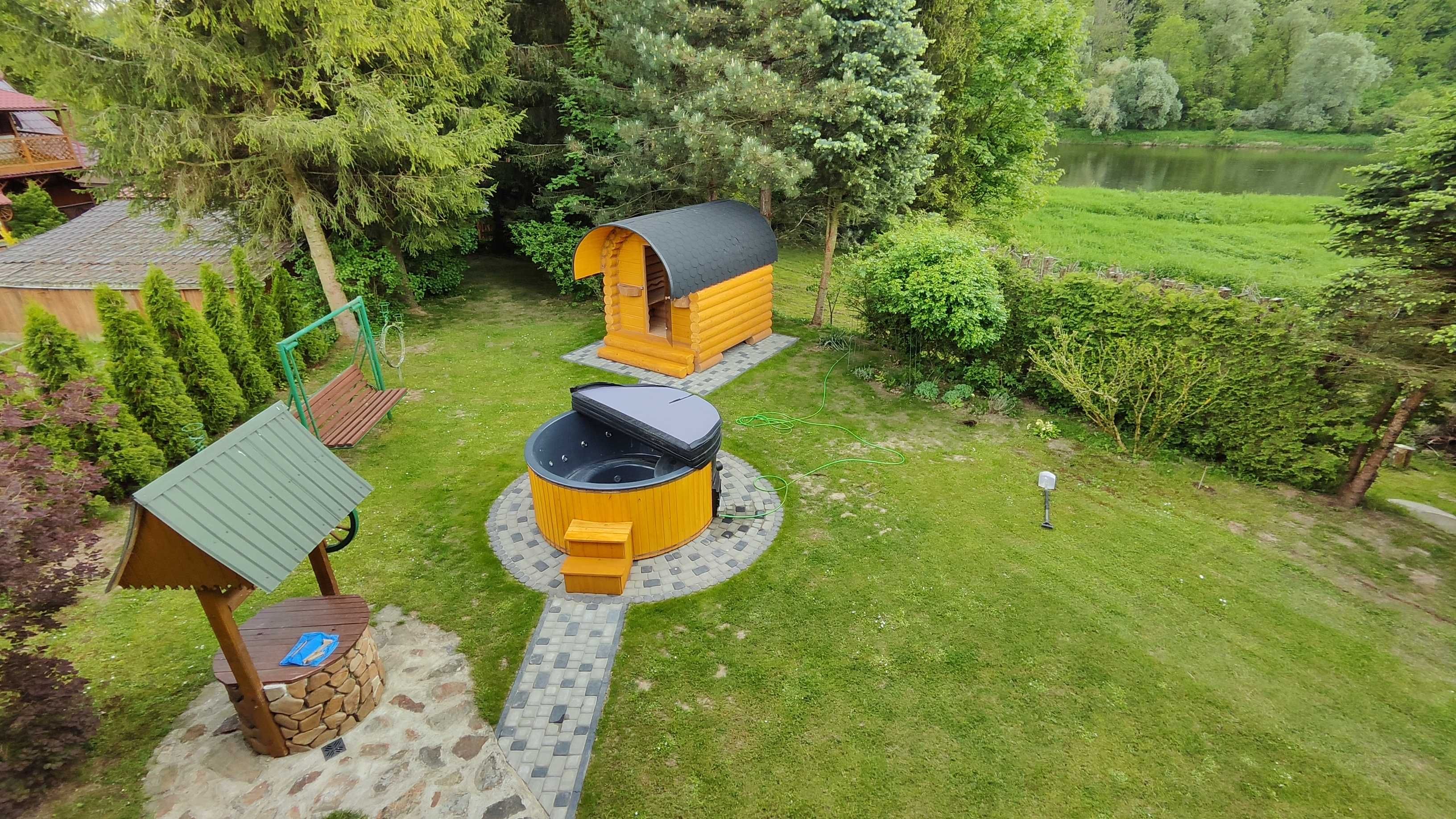 Duży domek z darmową Sauną i Jacuzzi nad rzeką w Bieszczadach