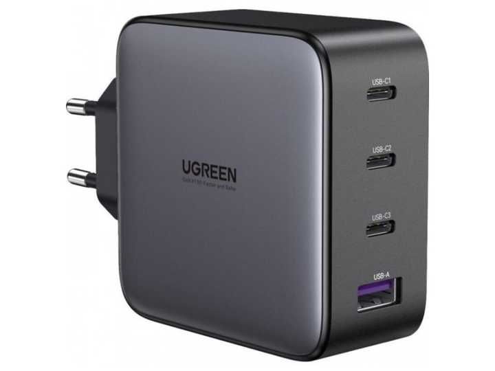 Мережевий зарядний пристрій UGREEN 100W Wall Charger Black (40747)