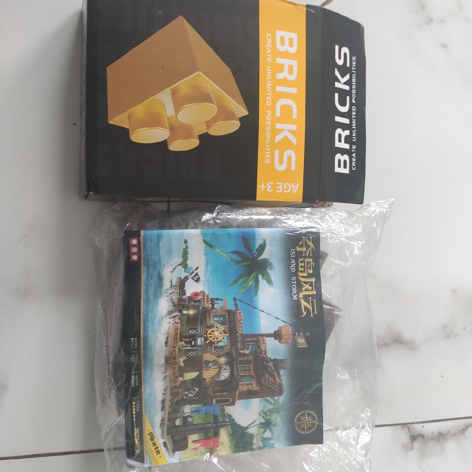 Wyspa piracka klocki konstrukcyjne 665 szt  lego