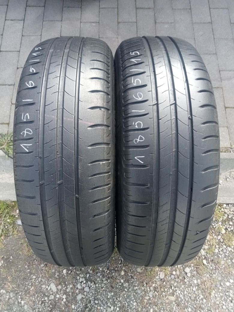 2x Opony Używane Letnie 185/65R15 Michelin