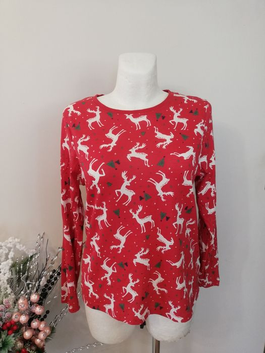 Góra piżamy damskiej roz M świąteczna