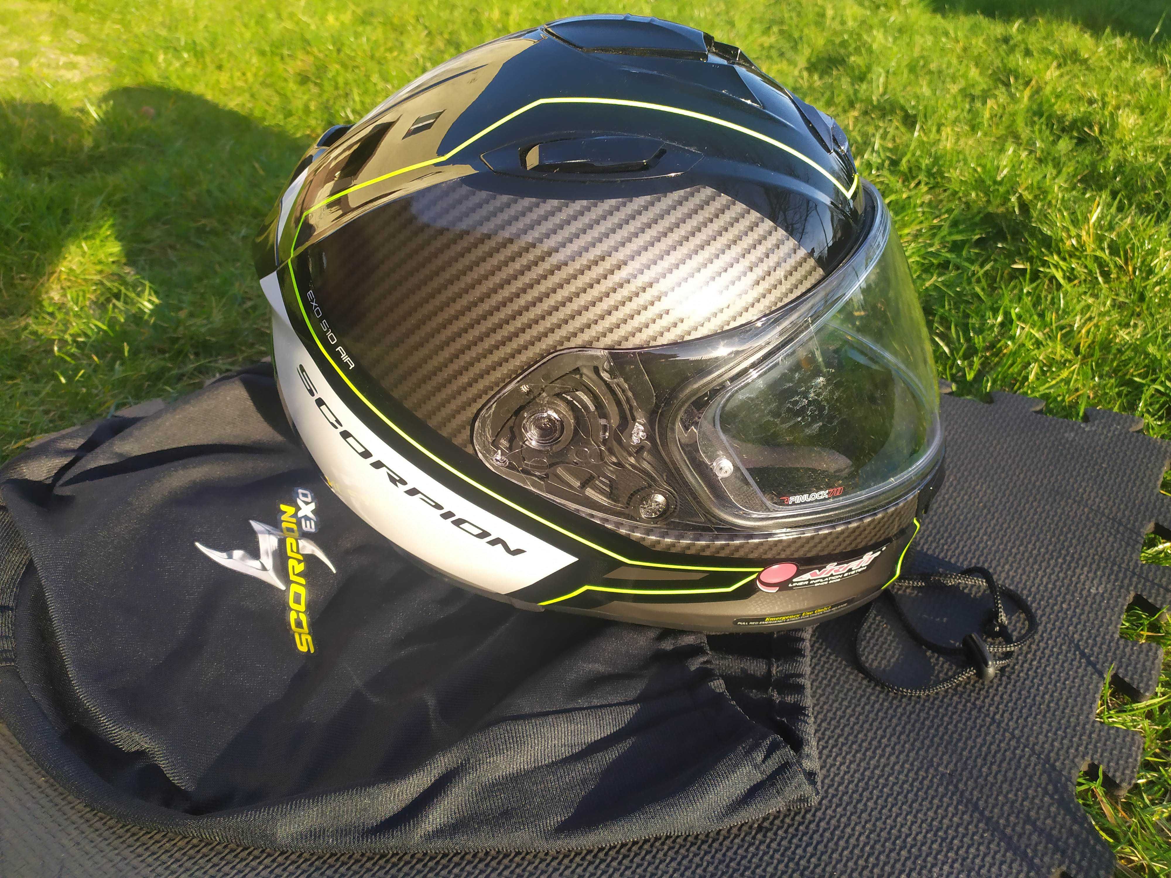 Kask integralny Scorpion Exo 510 Air rozm. L 58-60 cm PINLOCK stan bdb
