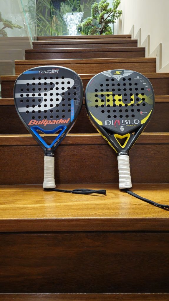 Raquetes de Padel | Bullpadel Raider | Siux Diablo Revolution 12k