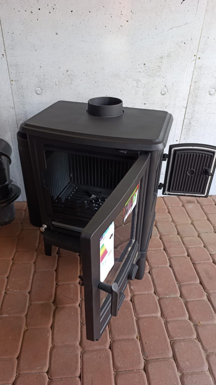 Kominek żeliwny Nordfam 11 kw