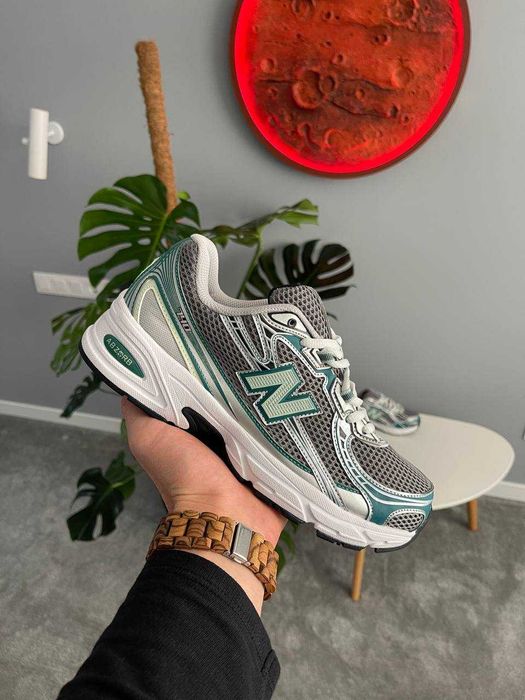 Кросівки New Balance 740v2 Silver Metallic New Spruce сірі зелені
