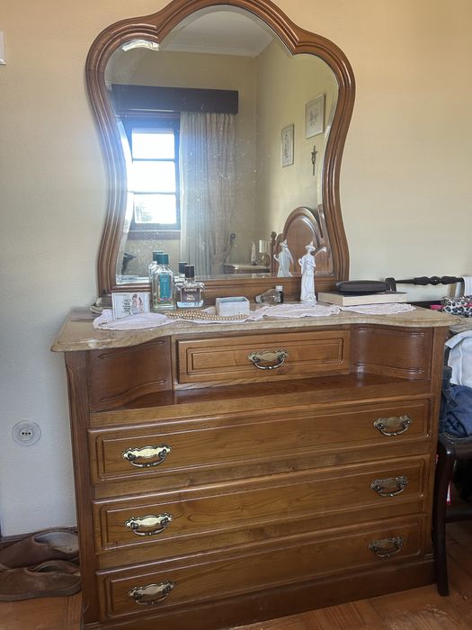 Quarto de casal madeira maciça