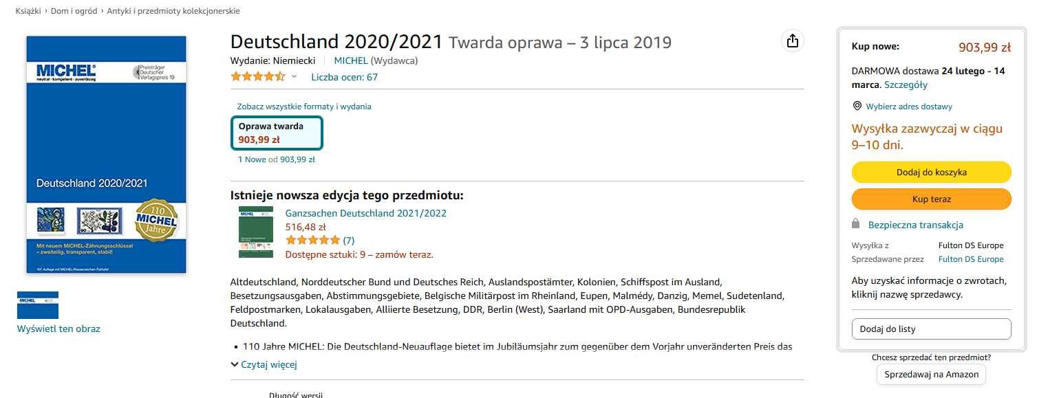 Katalog MICHEL - Deutschland 2020/2021