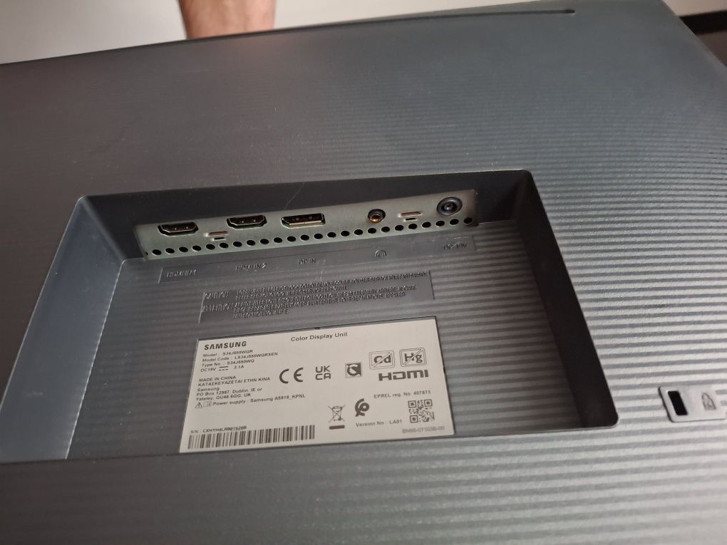 Monitor Samsung S34J550WQR 34" UWQHD VA 75hz