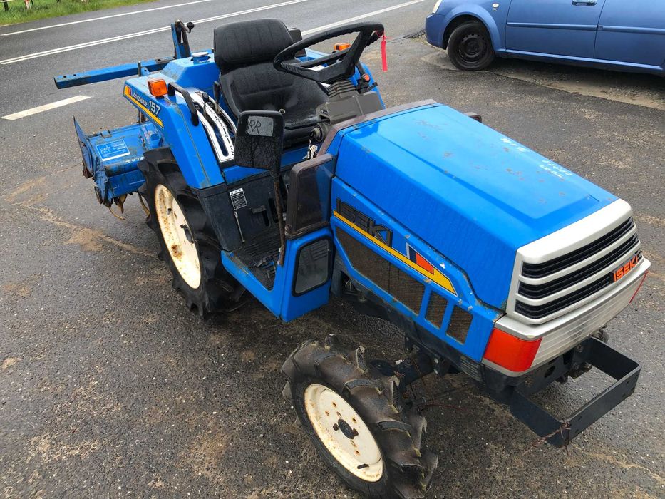 Traktorek Iseki TU157 z glebogryzarką, 15KM, 4x4