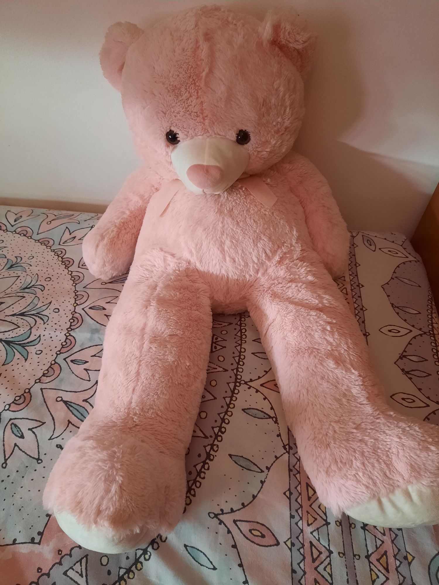 Peluche urso rosa