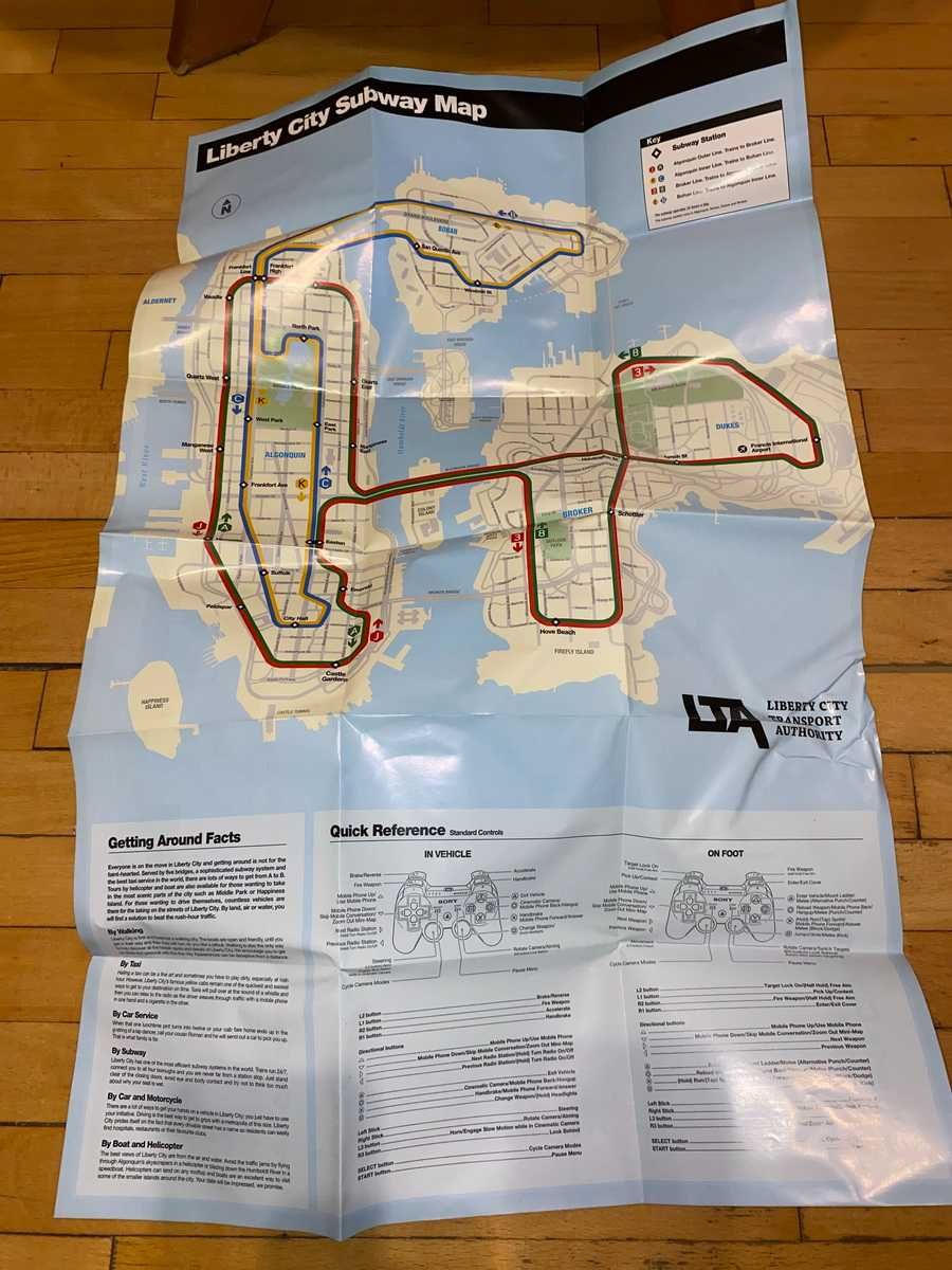 Grand Theft Auto IV Ps3 mapa
