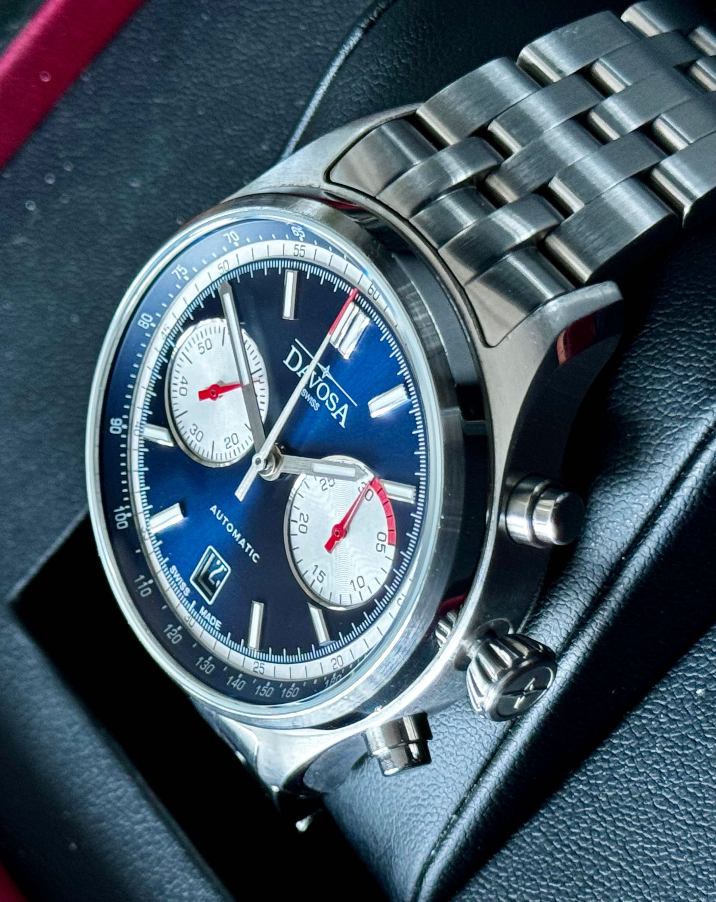 Davosa Newton Pilot Rally Chronograph, Full Set