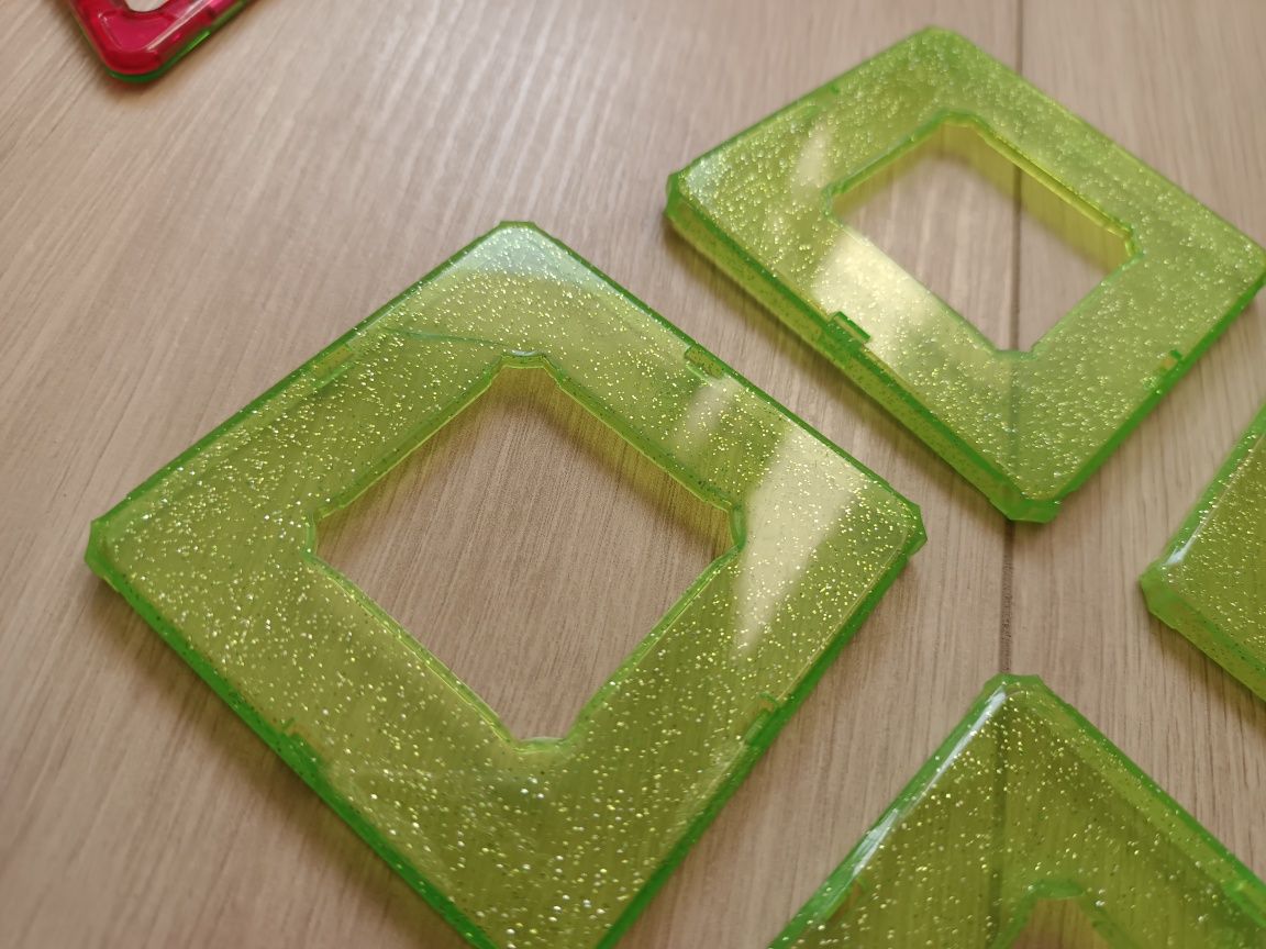 Zestaw geomag glitter klocki magnetyczne 43