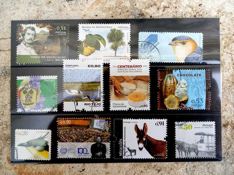 11 selos de Portugal Continental