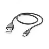 Hama Kabel ładujący micro USB A - USB 1,4m czarny OUTLETZ