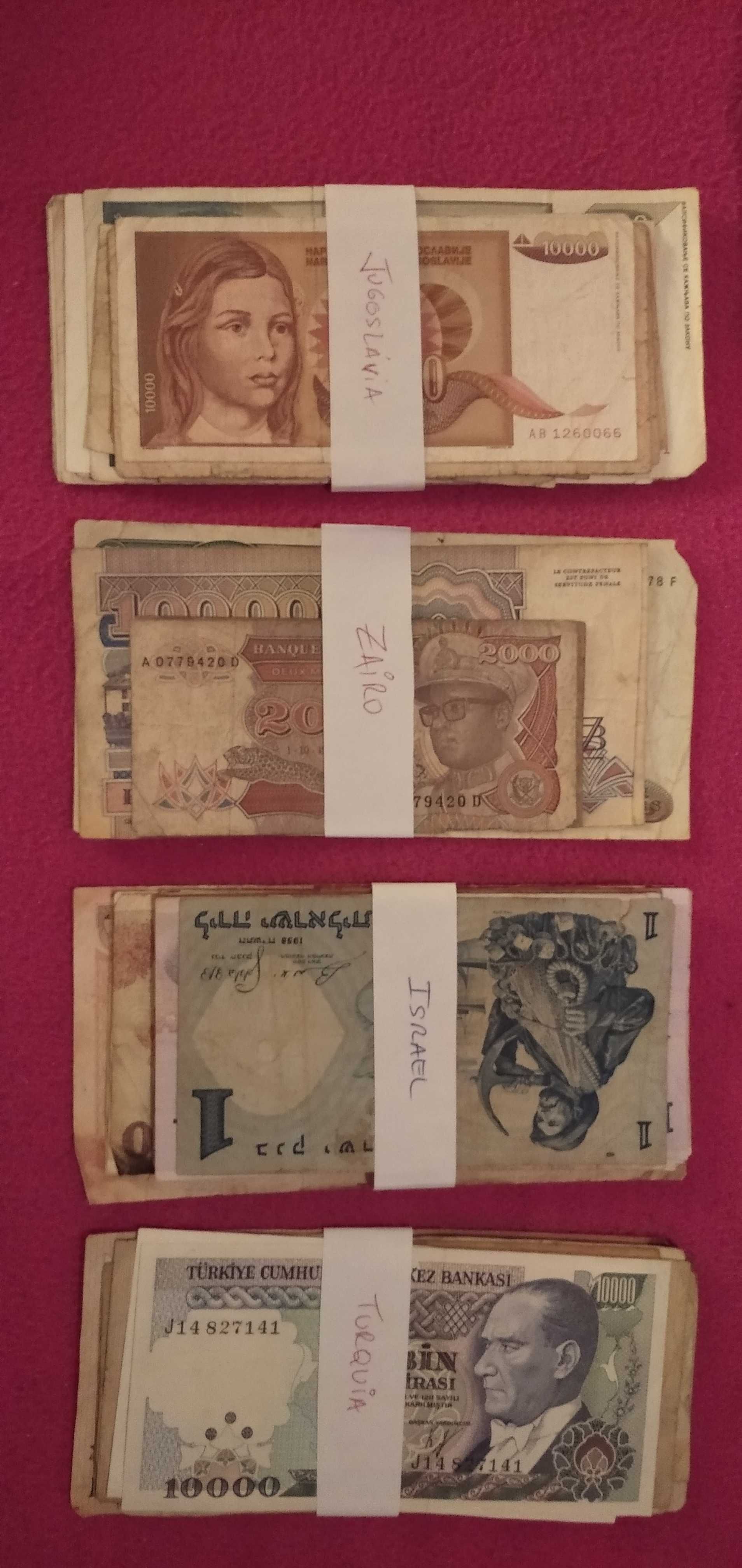 Notas de coleção de vários países
