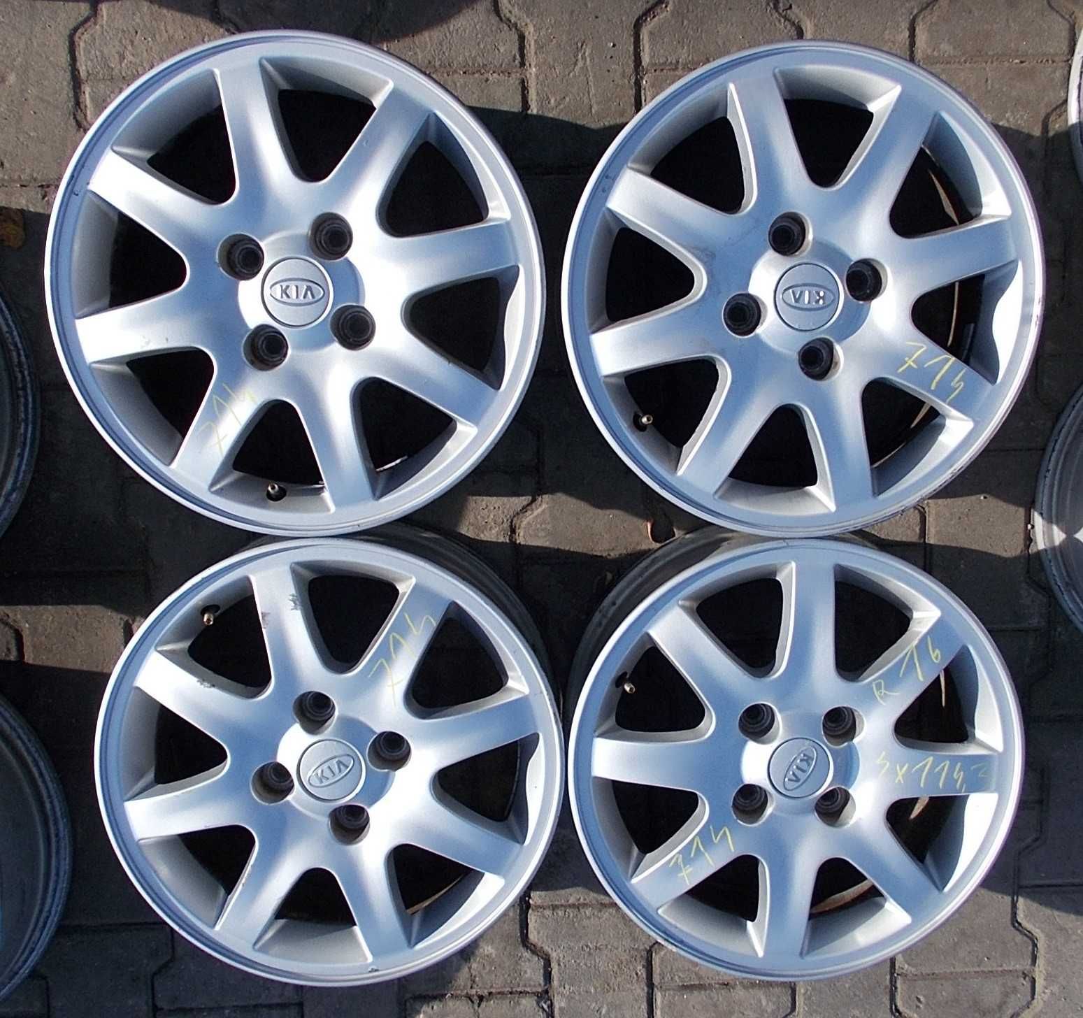 Felgi aluminiowe KIA  4x114,3  6Jx16  ET43  Nr.714