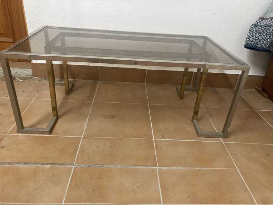 Mesa de centro de ferro