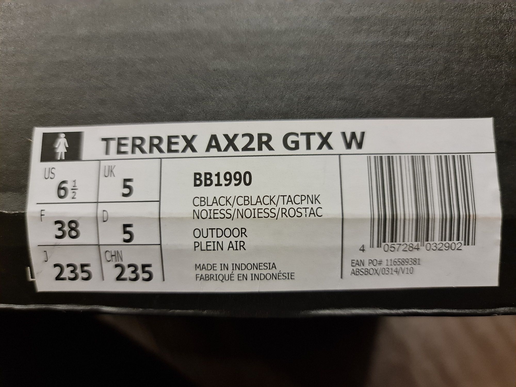 Trekkingowe adidas TERREX  GORETEX wodoodporne. 37
