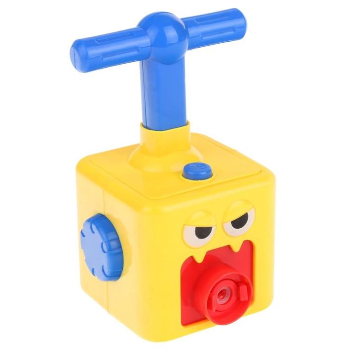 Wyrzutnia Balonowa do Balonów Samochód Aerodynamiczny Pompka Żółty