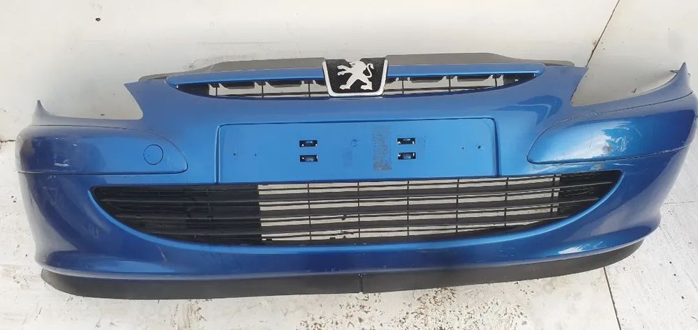 PEUGEOT 307 ZDERZAK PRZEDNI PRZÓD GRILL ORYGINAŁ