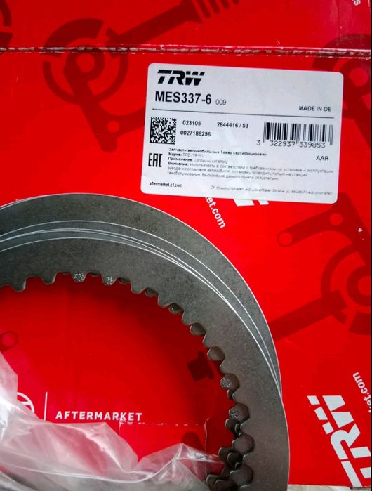 Диски зчеплення TRW MES337-6