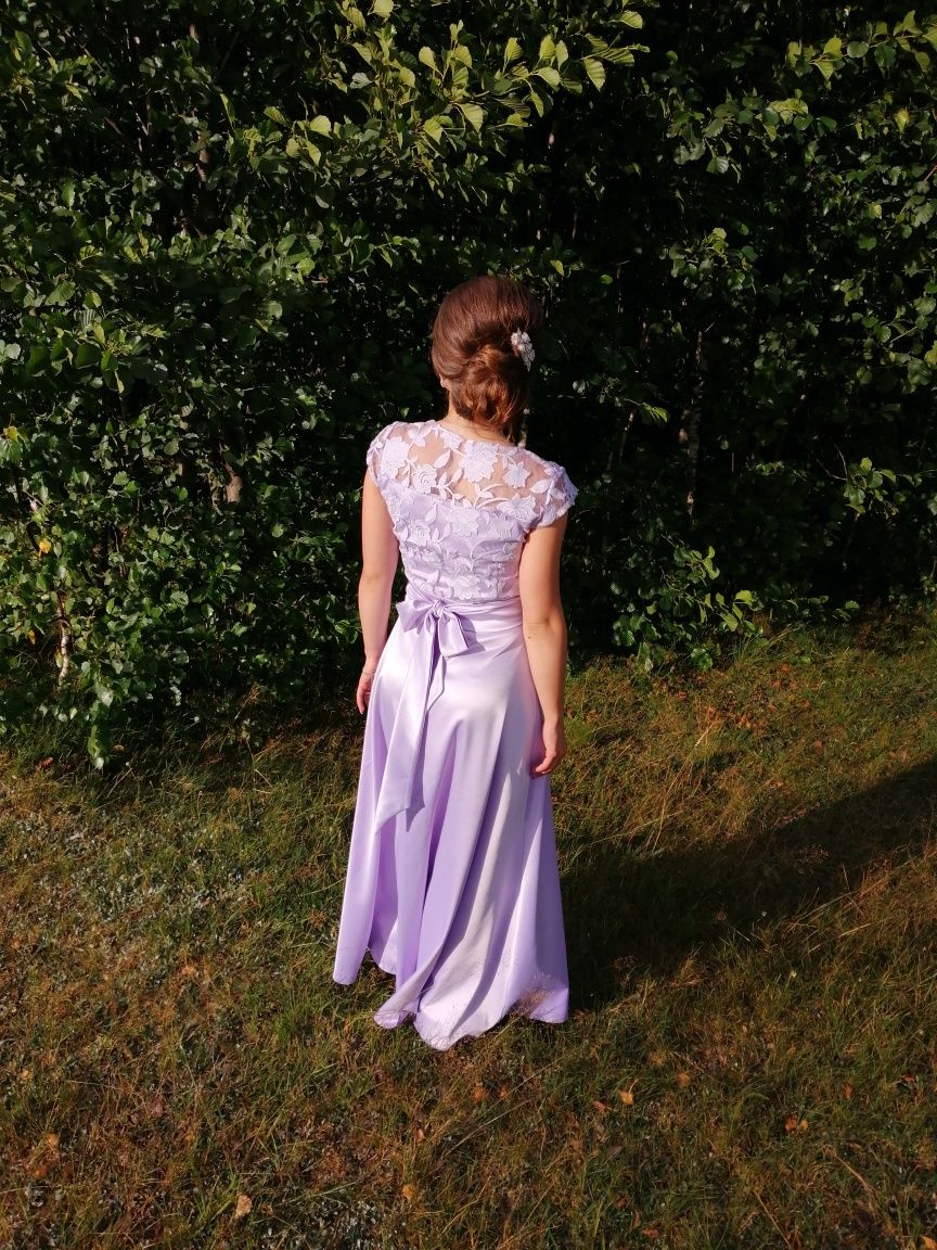 Плаття для дружок фіолетове
