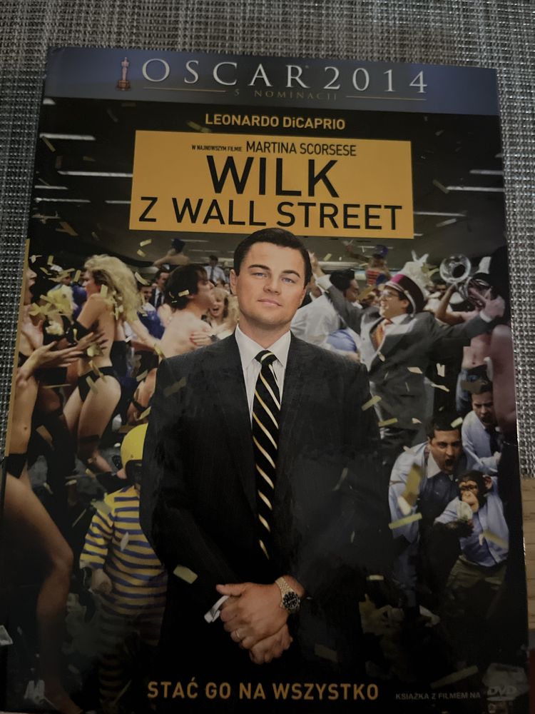 Płyta DVD „wilk z Wall street”
