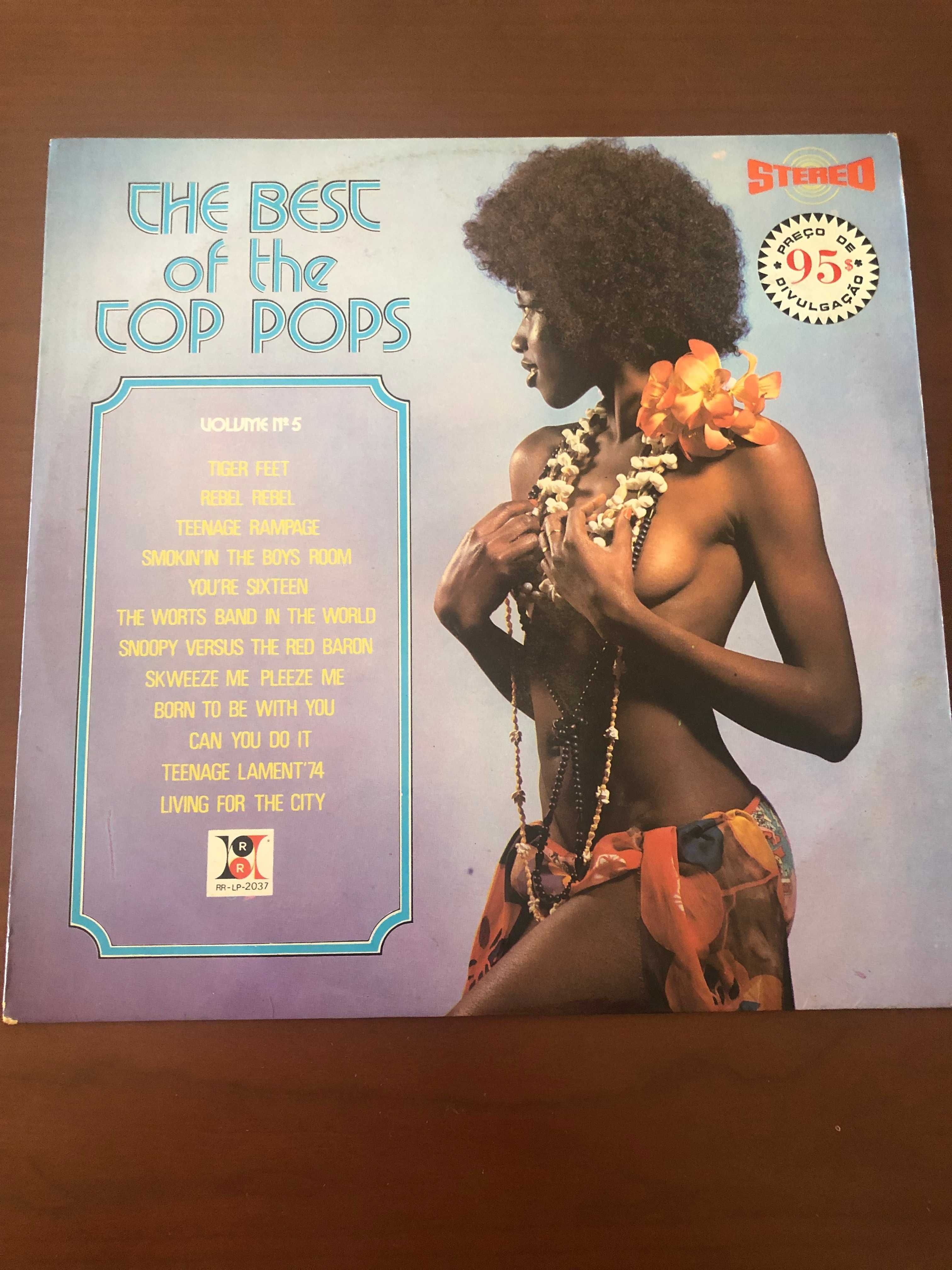 LP "The Best of the Top Pops" - Bom estado