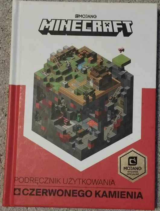 Książka minecraft "podręcznik użytkowania czerwonego kamienia"