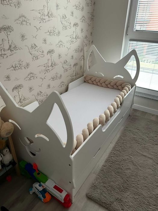 Łóżko dziecięce 80x160 kompletne + stolik i krzesełko