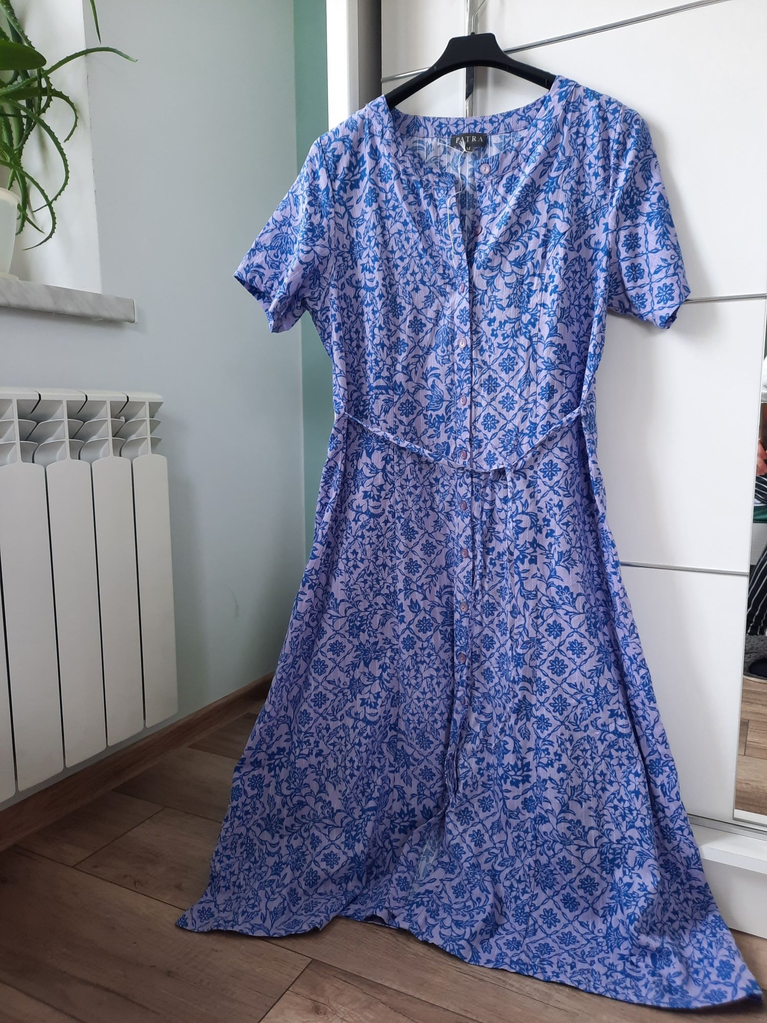 Sukienka boho długa. Luksusowa marka PATRA. Rozmiar M / L. 100% czyste