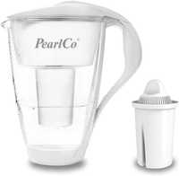 Szklany filtr do wody PearlCo (biały)
