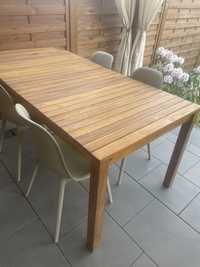 Drewniany stół ogrodowy 180na 90 cm