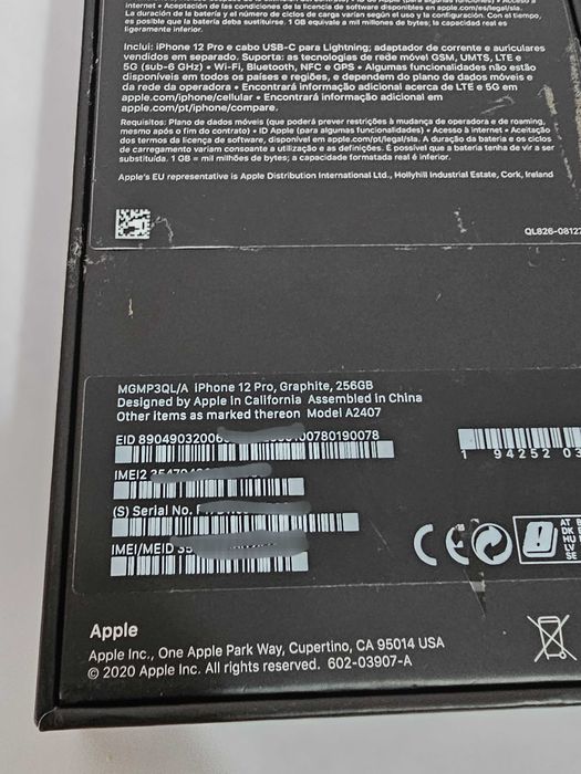 Iphone 12PRO 256GB.  77% Bateria. Excelente