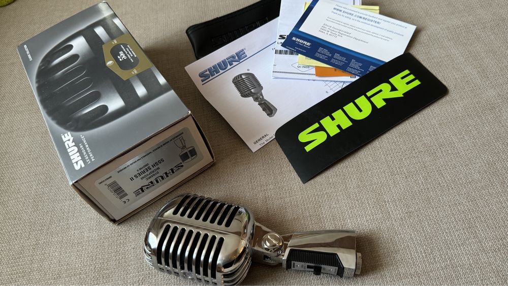 Shure SH55 Series II, новий легендарний вокальний мікрофон