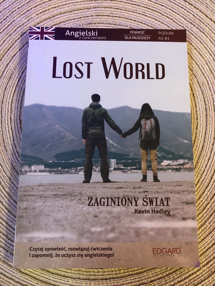 Książka Lost World Zaginiony Świat Kevin Hadley angielski z ćwiczeniam