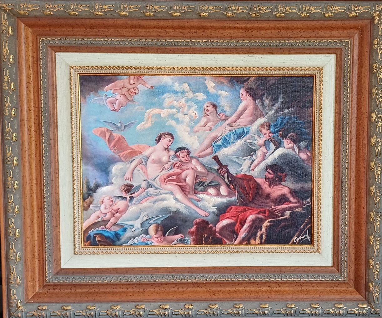 Quadro Belíssimo Impecável 65X55cm