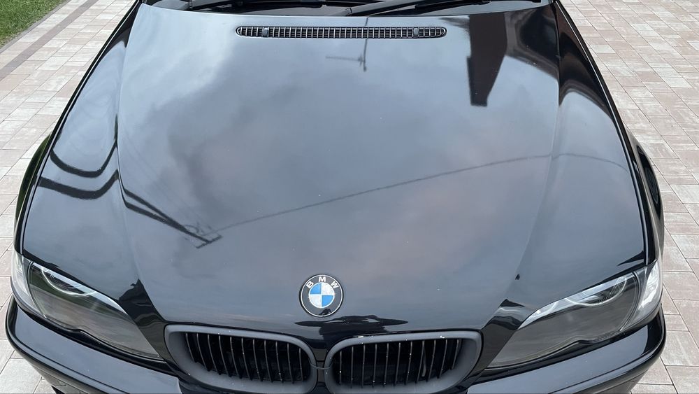 BMW E46 maska sedan touring Black Sapphire 475 ładny stan do założenia