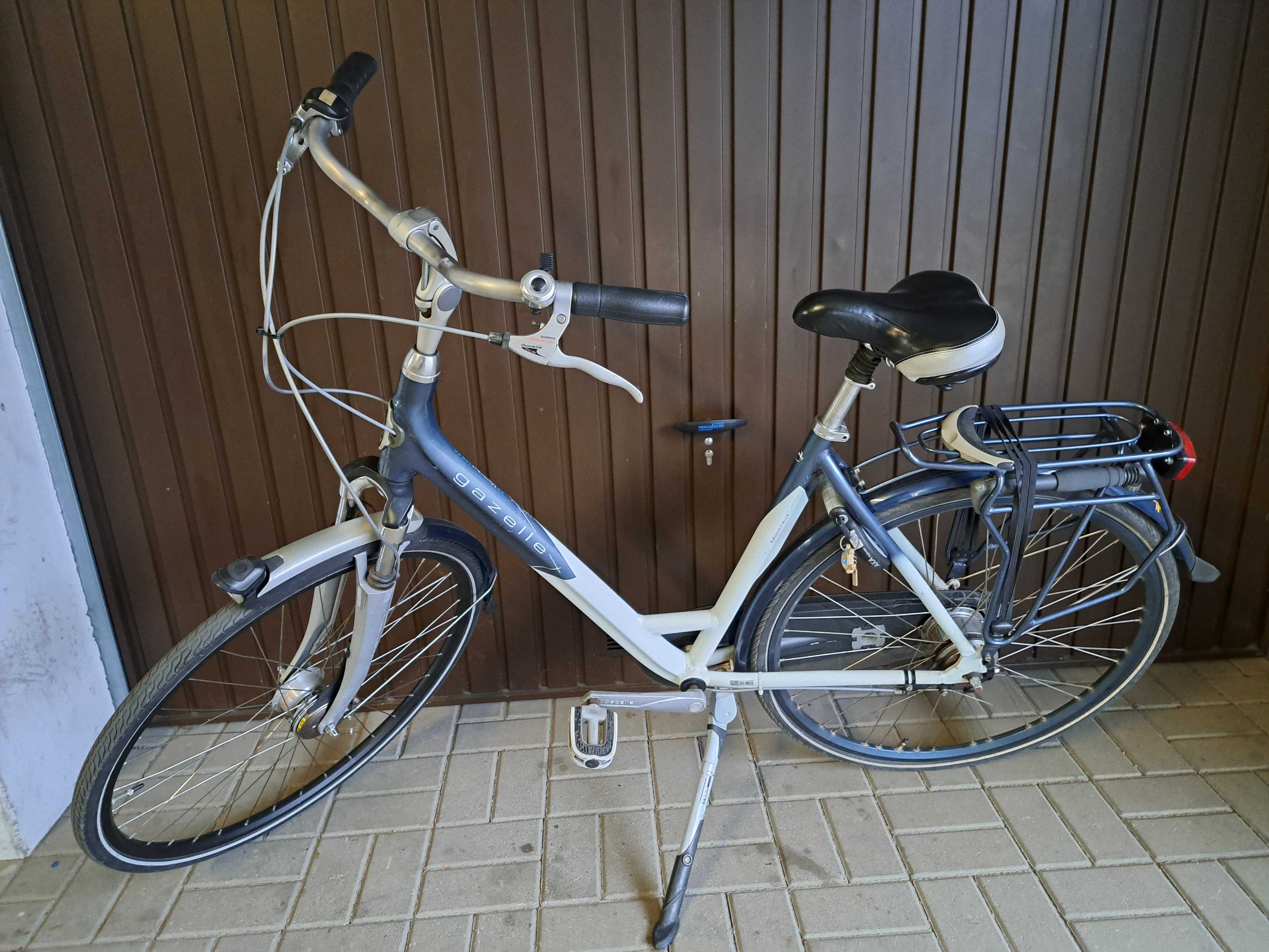Gazelle aluminiowy rower miejski rama na wzrost 160-180 mega wygodny