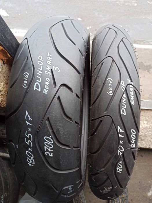 Мотошини комплект 120/70 + 180/ 55 R17