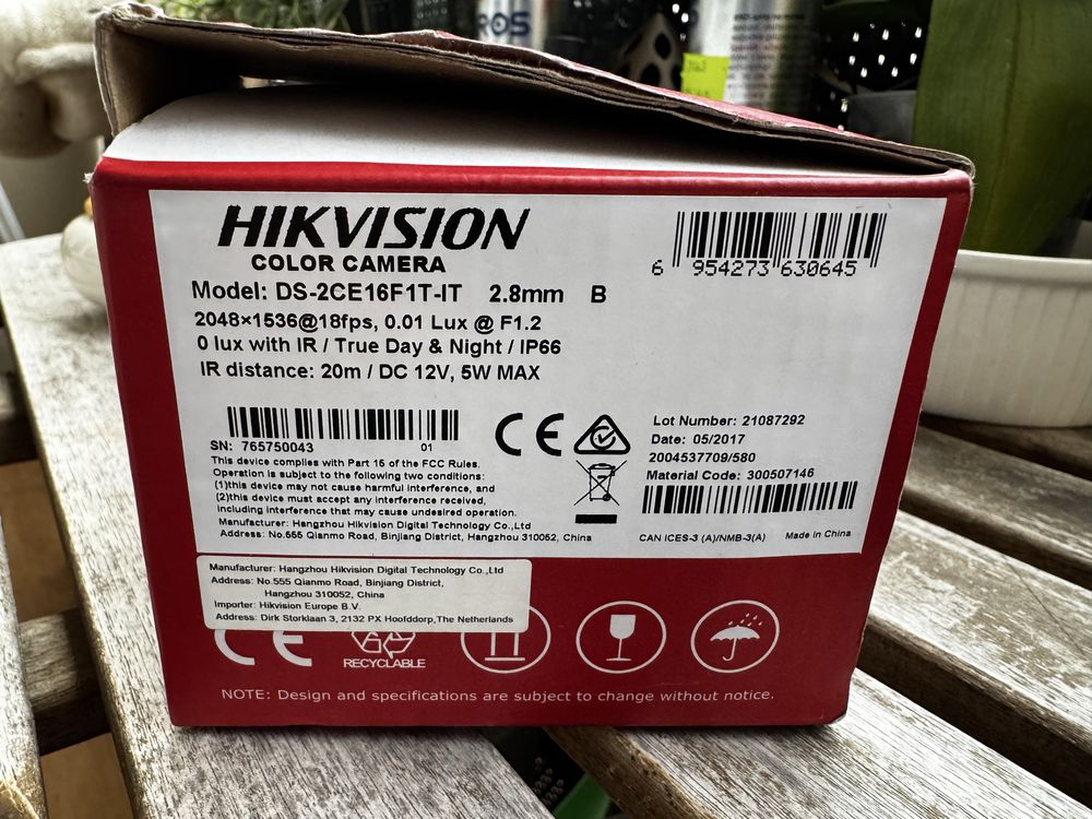 Kamera Hikvision DS-2CE16F1T-IT 3 Mpx