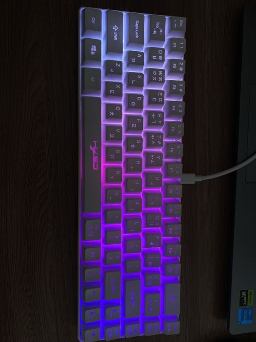 Клавіатура HKSJ v200 +підставка для навушників