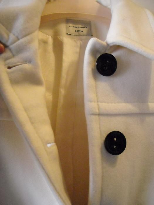 Sobretudo casaco clássico Novo com la e cashemira