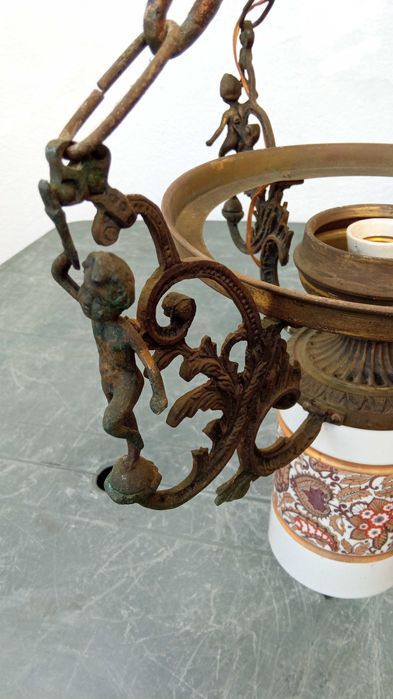 Candeeiro de teto em latão