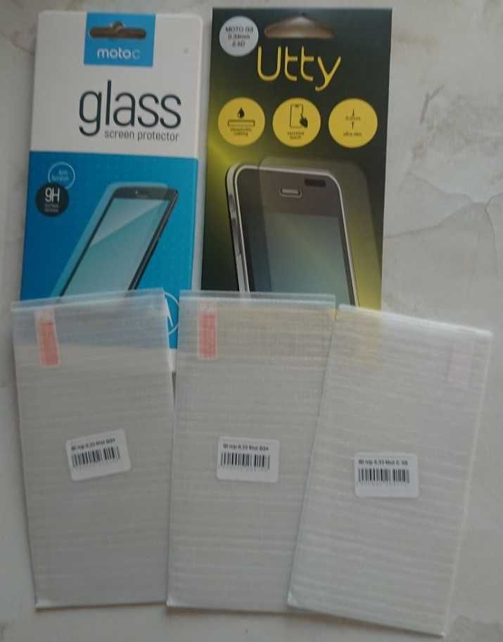 Защитное стекло для телефона Sony, Lenovo, Huawei, LG, Asus, Motorola
