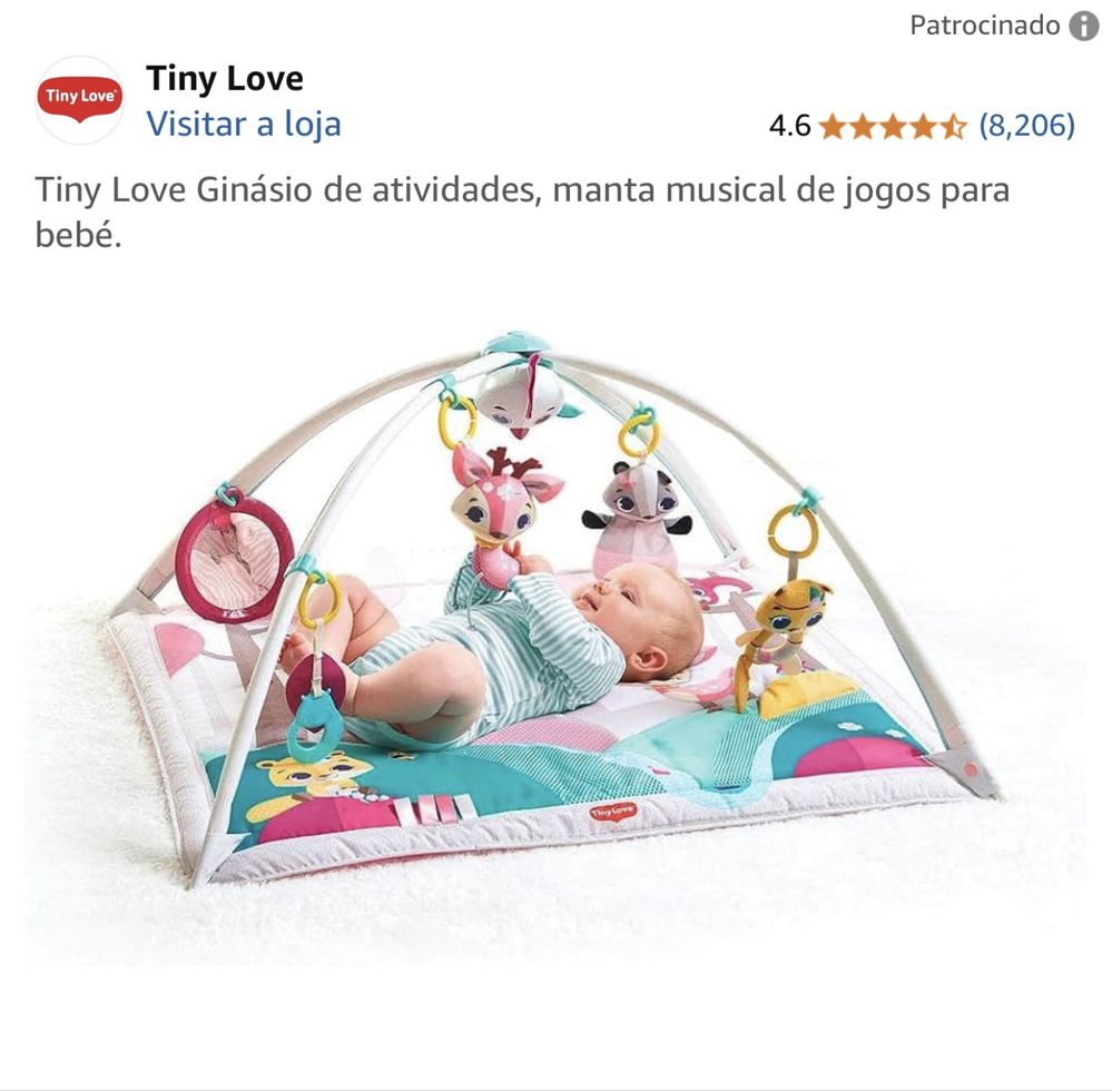 Ginasio bebe tiny love