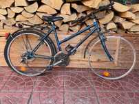 Rower 26" czarno-granatowy do naprawy