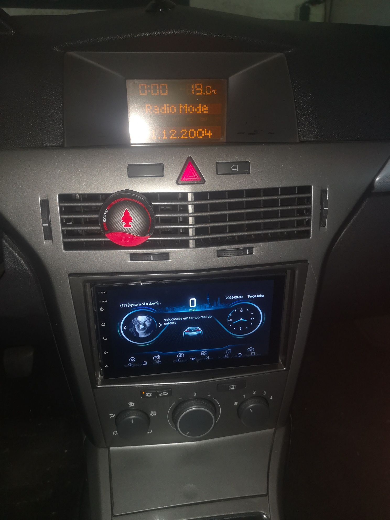 Radio Android com GPS para opel astra H, Corsa C e D, Vectra C.